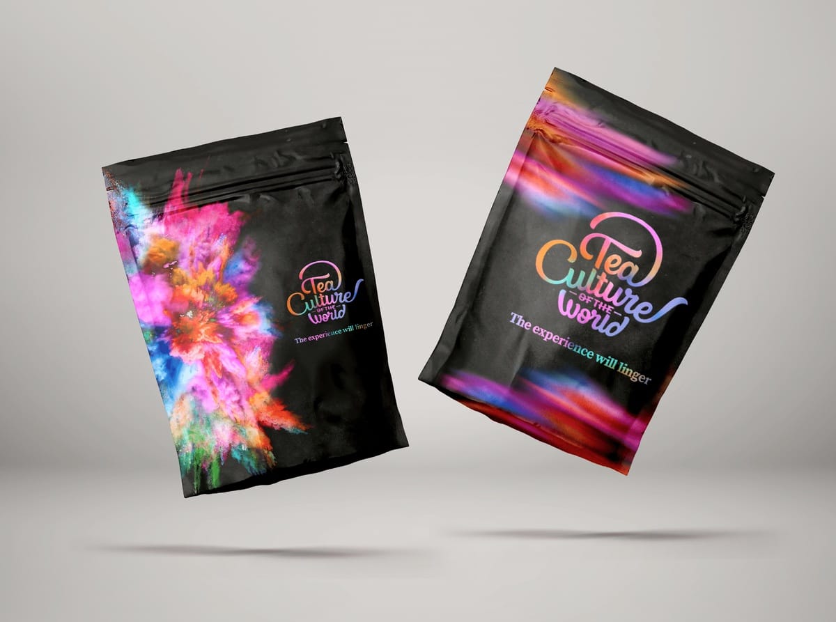 A tea culture of the world packaging