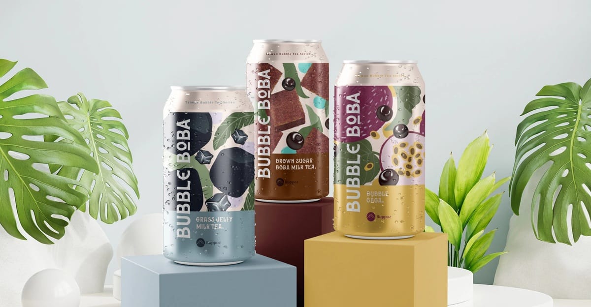 Bubble tea packaging design