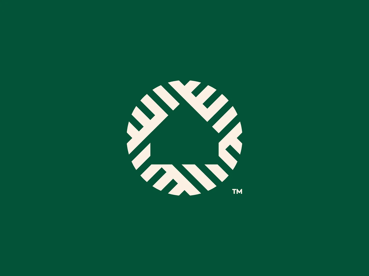 A hidden meaning house negative space logo
