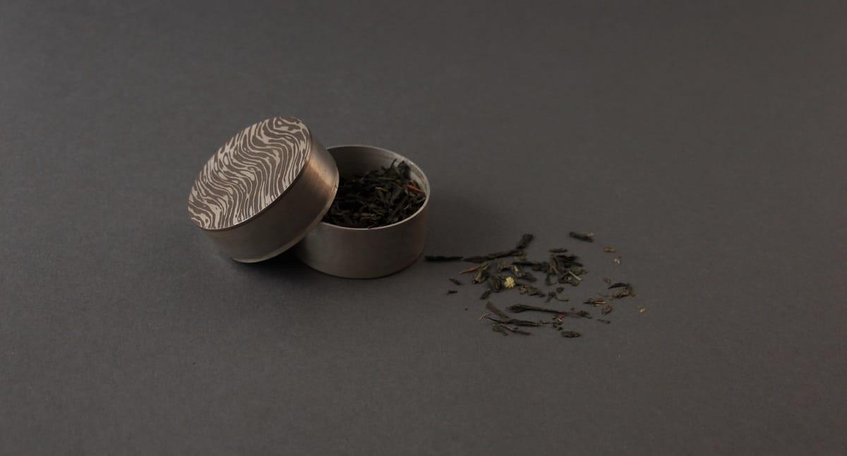 Tea container packaging design