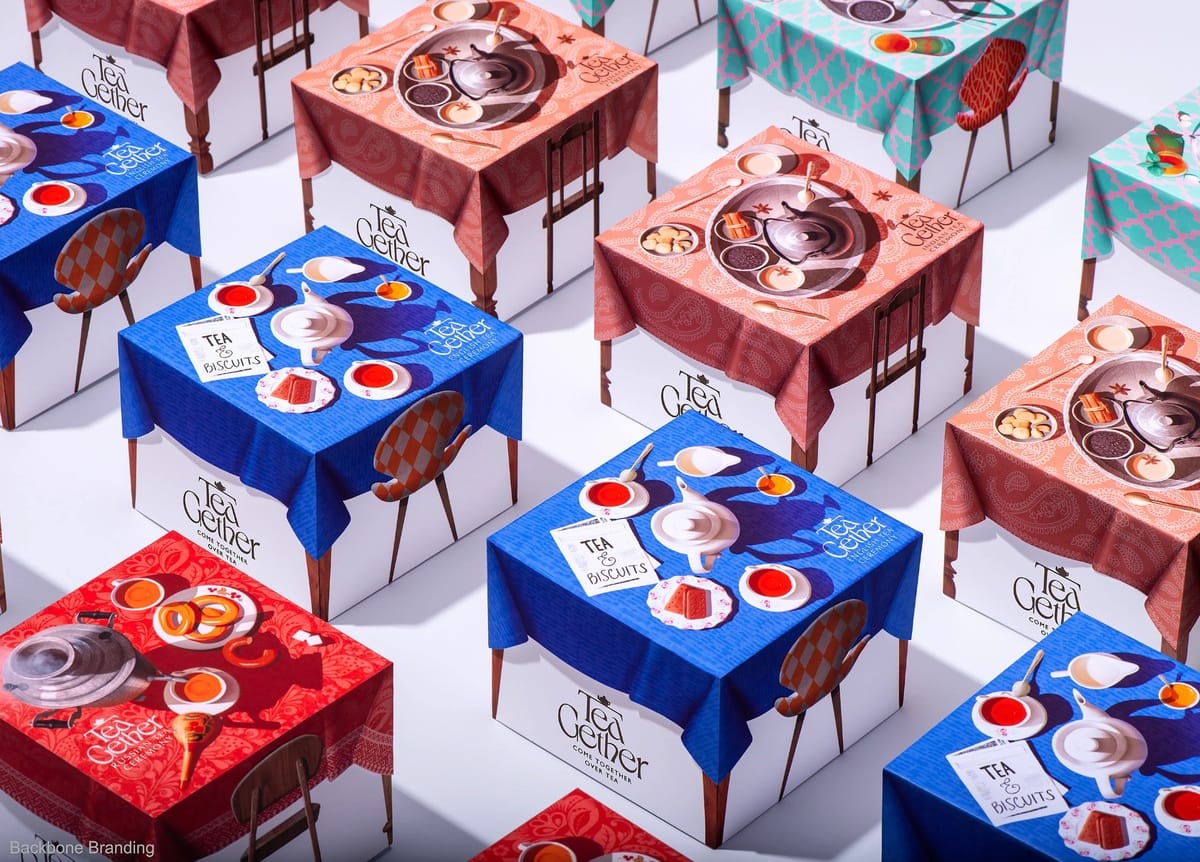 A tea in Bohemian style
