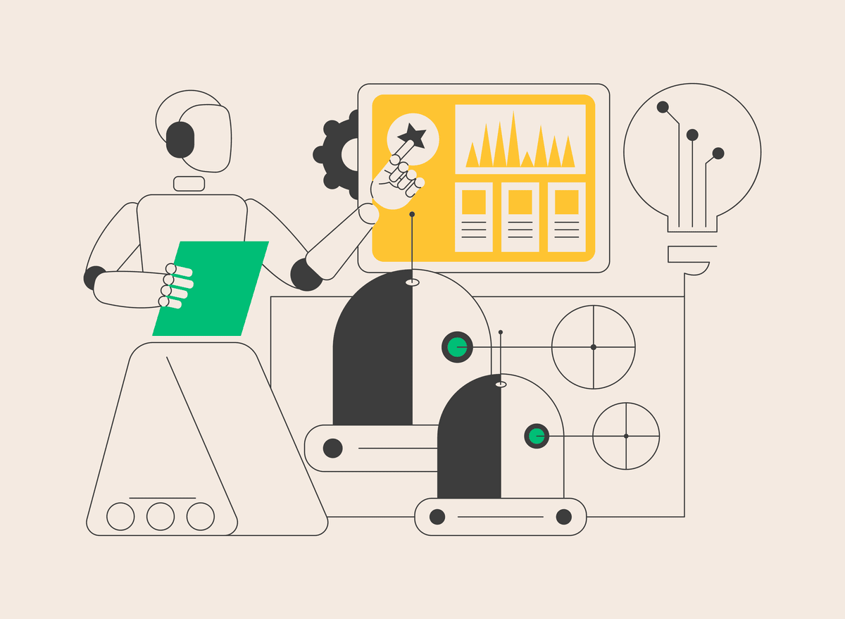The robot create website layout